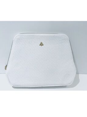 Guerlain Paris White Makeup Bag NEW
